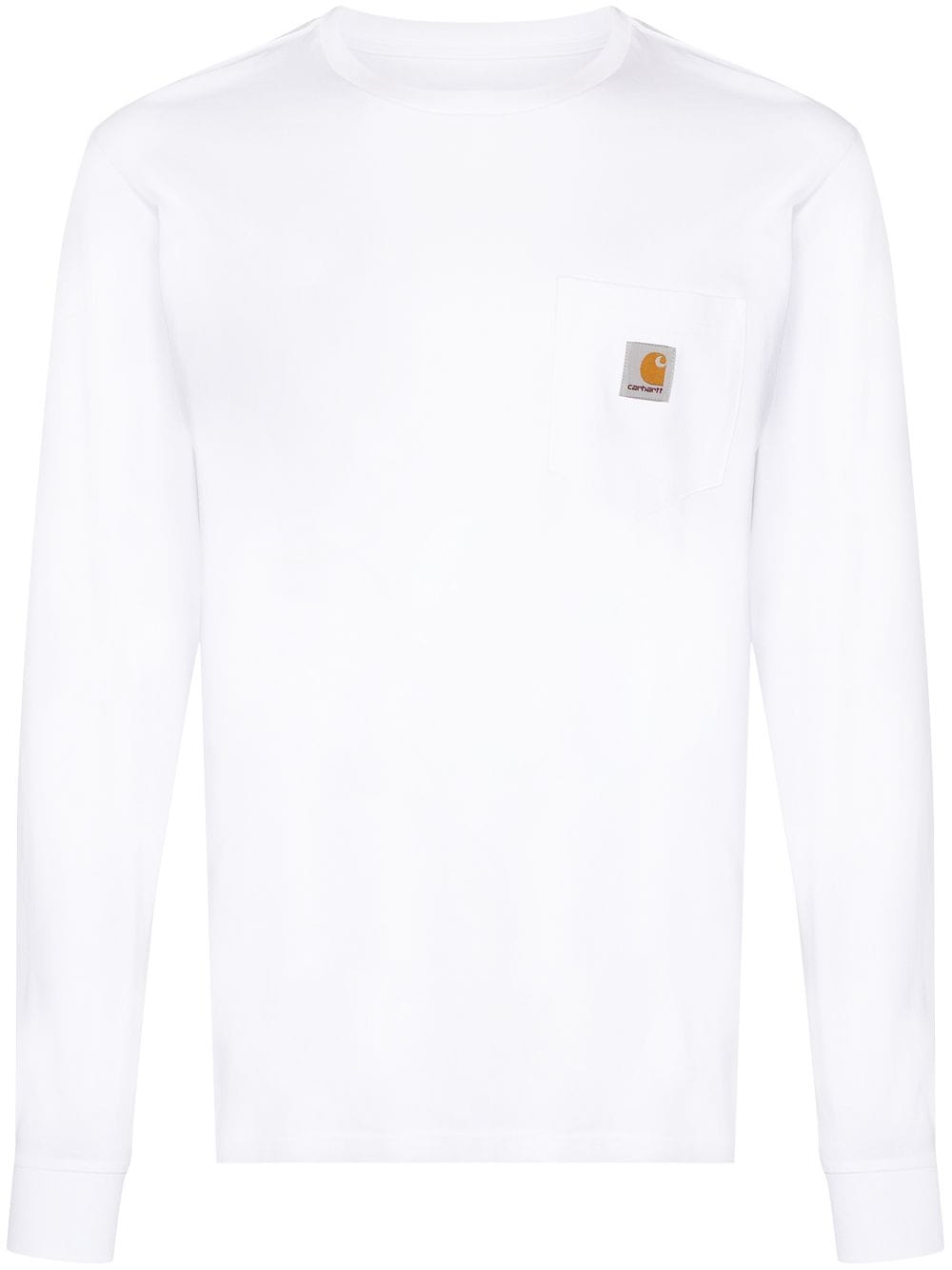 CARHARTT LOGO-PATCH LONG-SLEEVE T-SHIRT