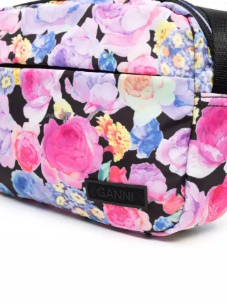 floral-print crossbody bag展示图