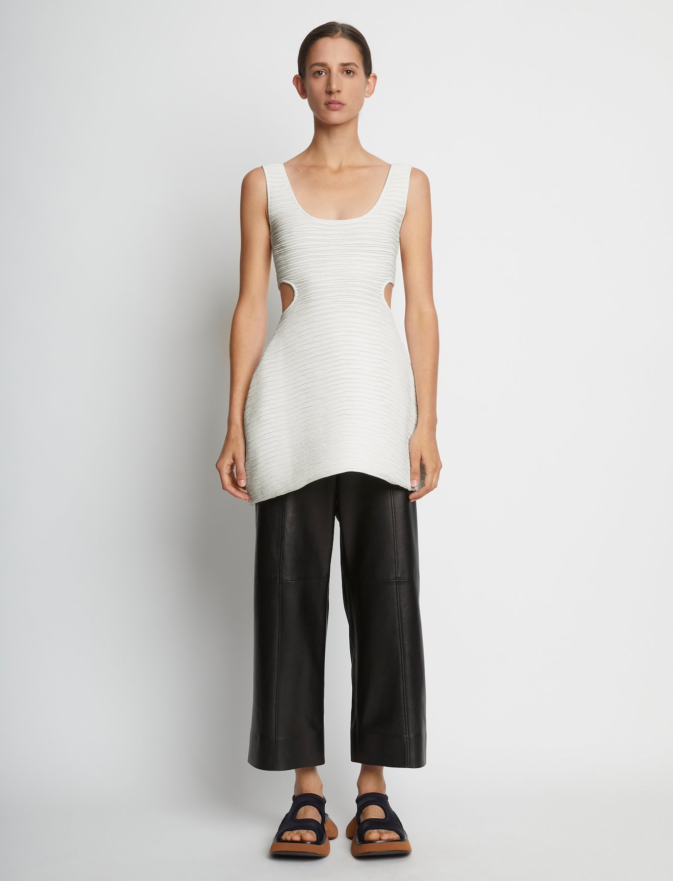 Cloque Knit Tank #1