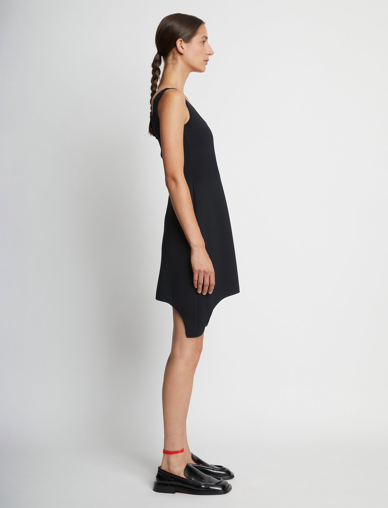 Compact Viscose Knit Sculpted Dress #1
