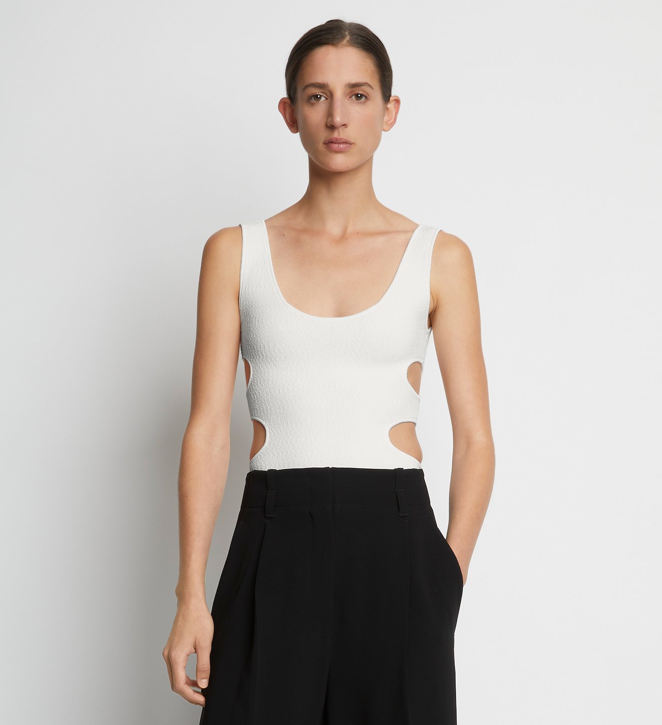 Textured Knit Bodysuit