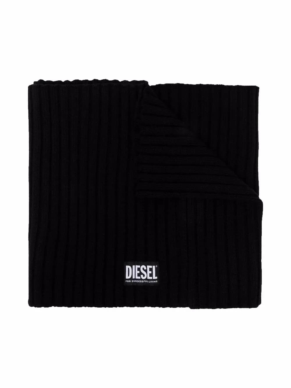 фото Diesel kids шарф с нашивкой-логотипом
