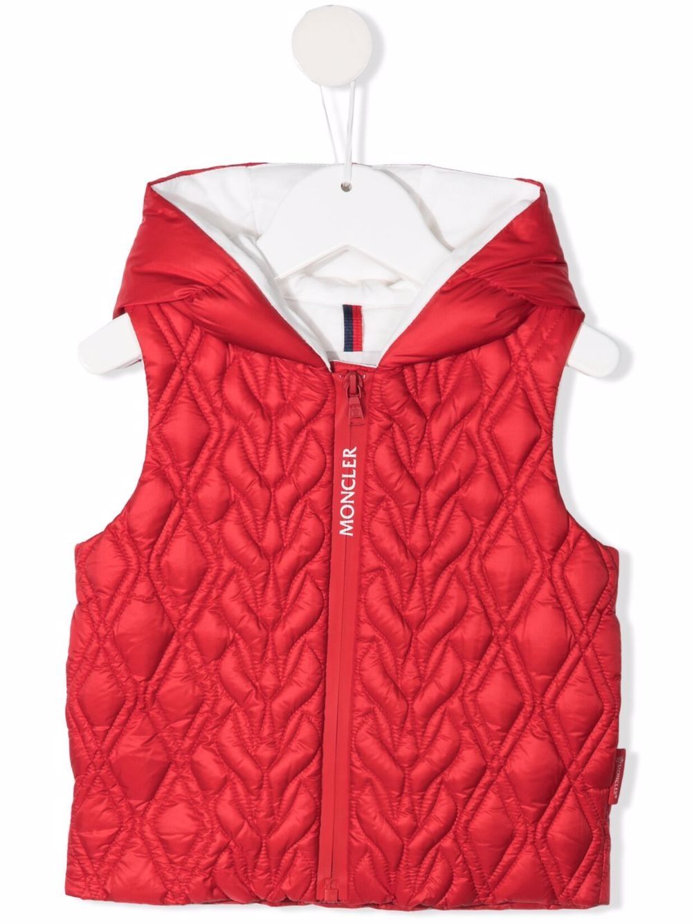 фото Moncler enfant жилет enis с капюшоном