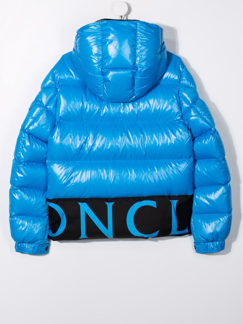 фото Moncler enfant пуховик с логотипом