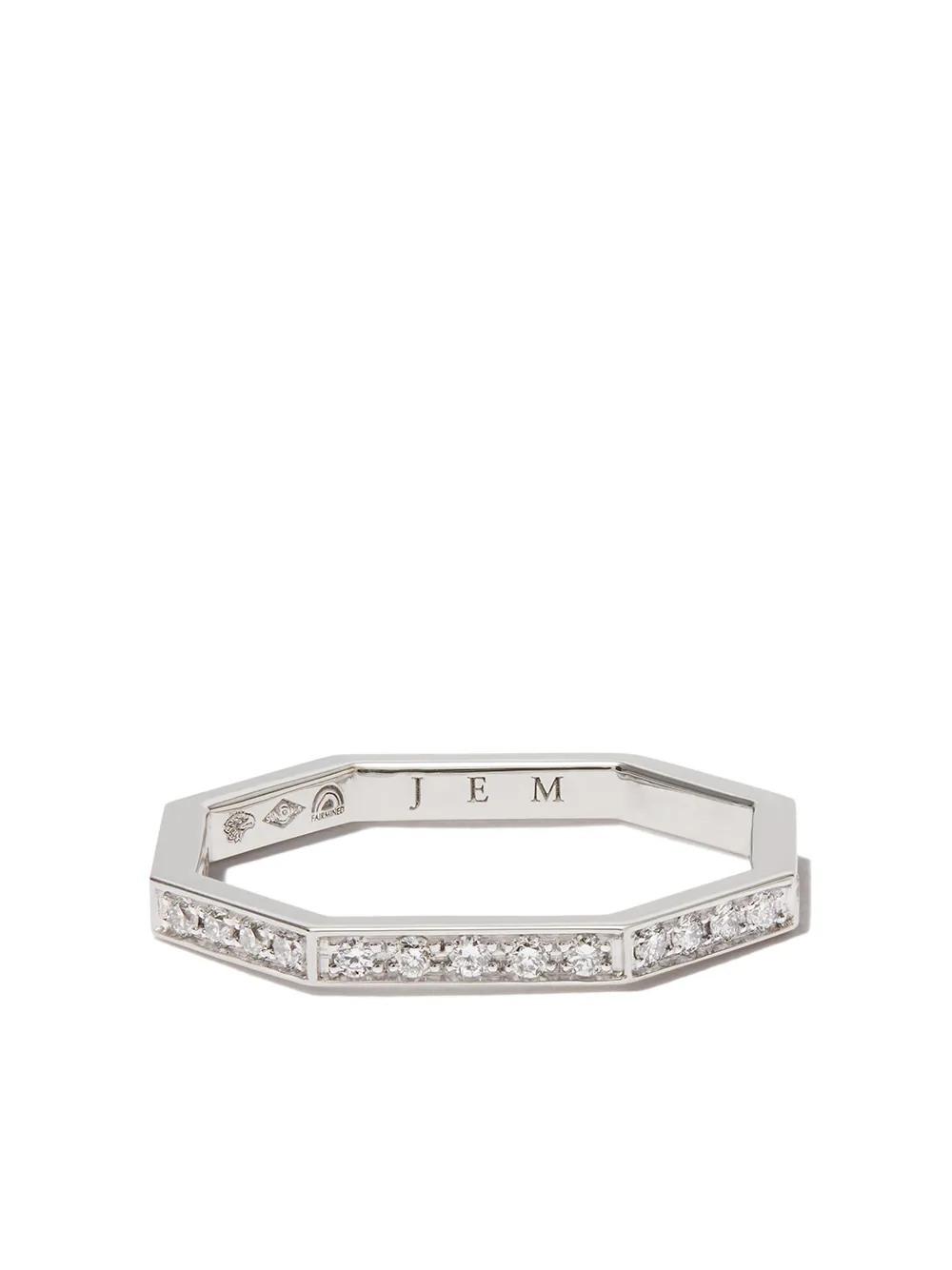 JEM JEM 18K WG DIAM PAVE 0.36CT OCTOGONE STC