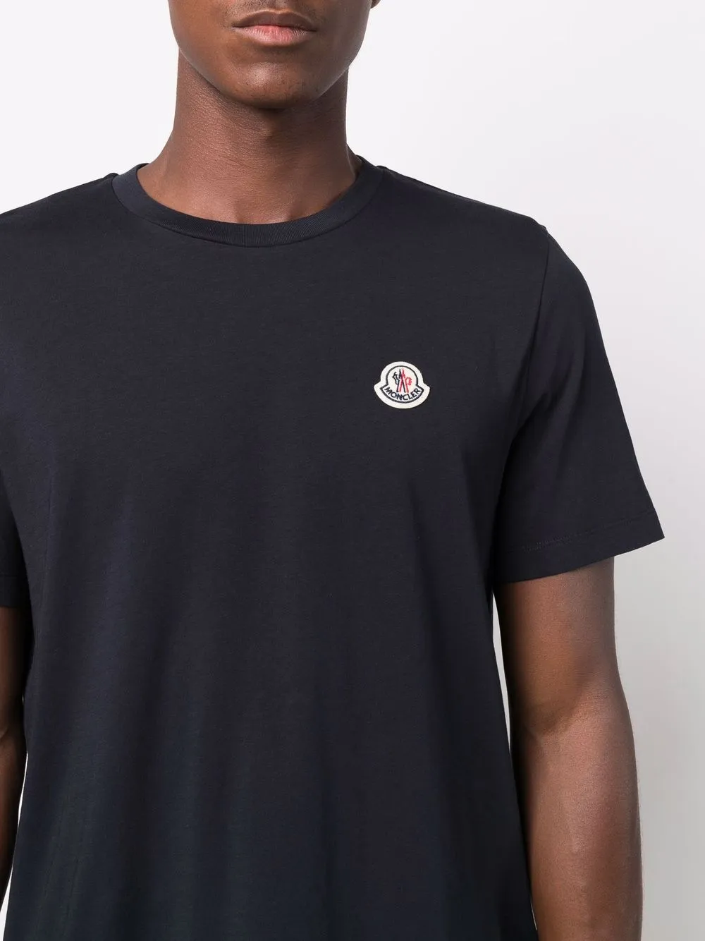 фото Moncler футболка с графичным принтом