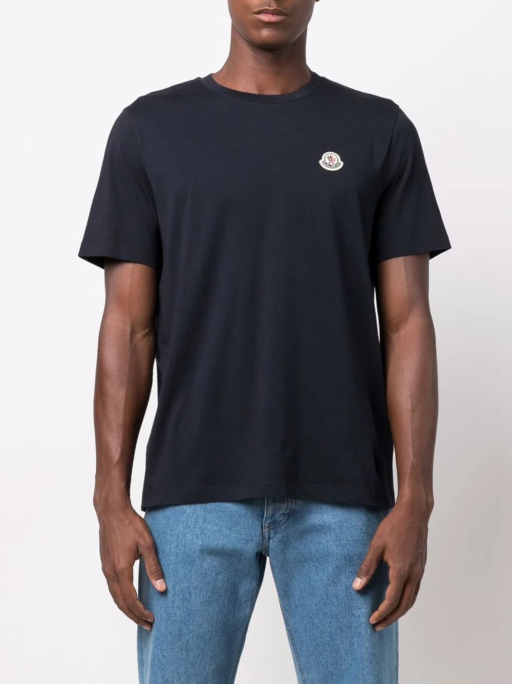 фото Moncler футболка с графичным принтом