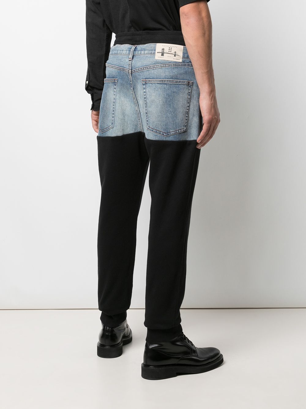 Shop Romeo Hunte Patch-work Track Trousers In Blue