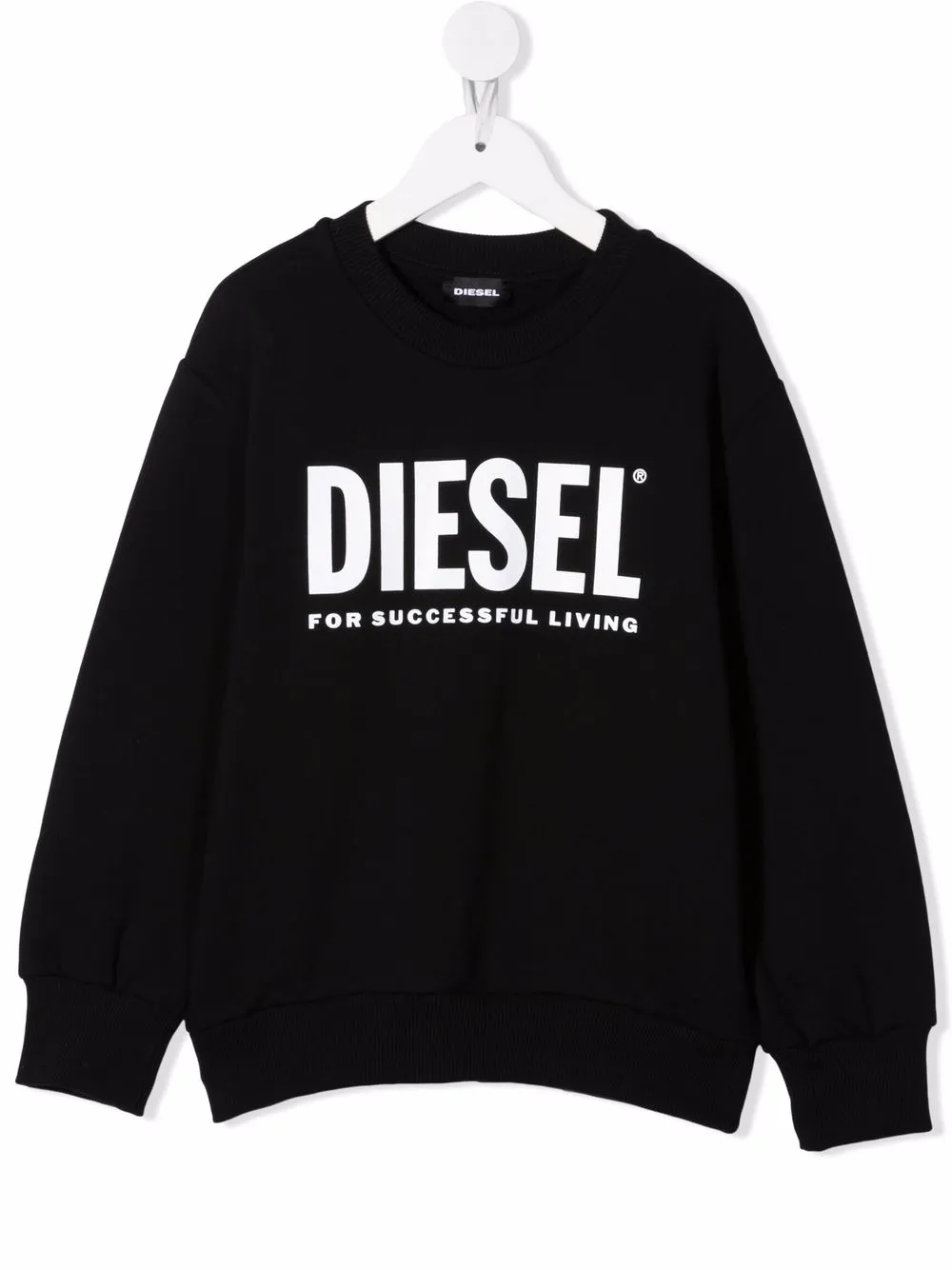 фото Diesel kids толстовка с круглым вырезом и логотипом