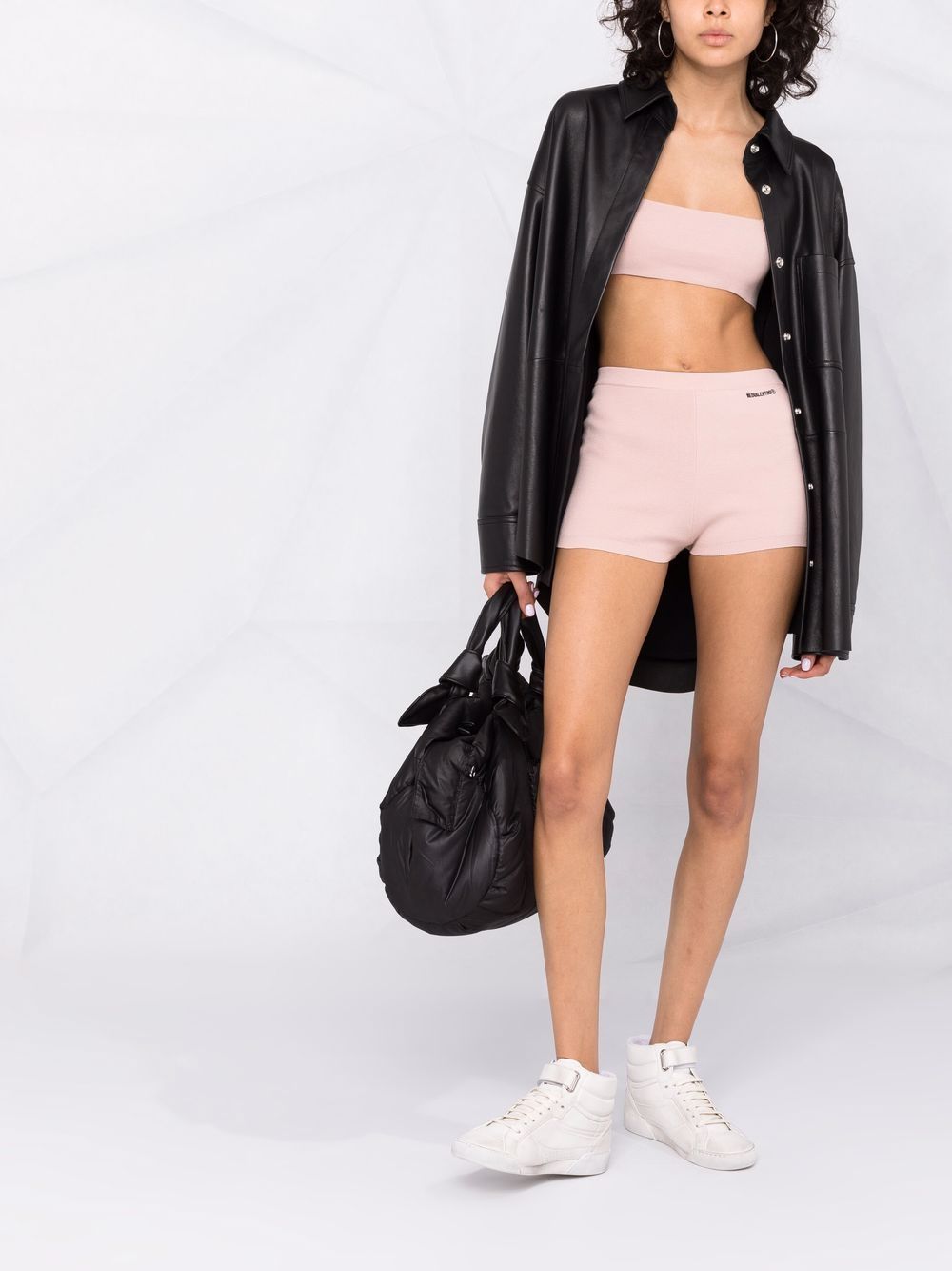 RED Valentino Cropped top en shorts set - Roze