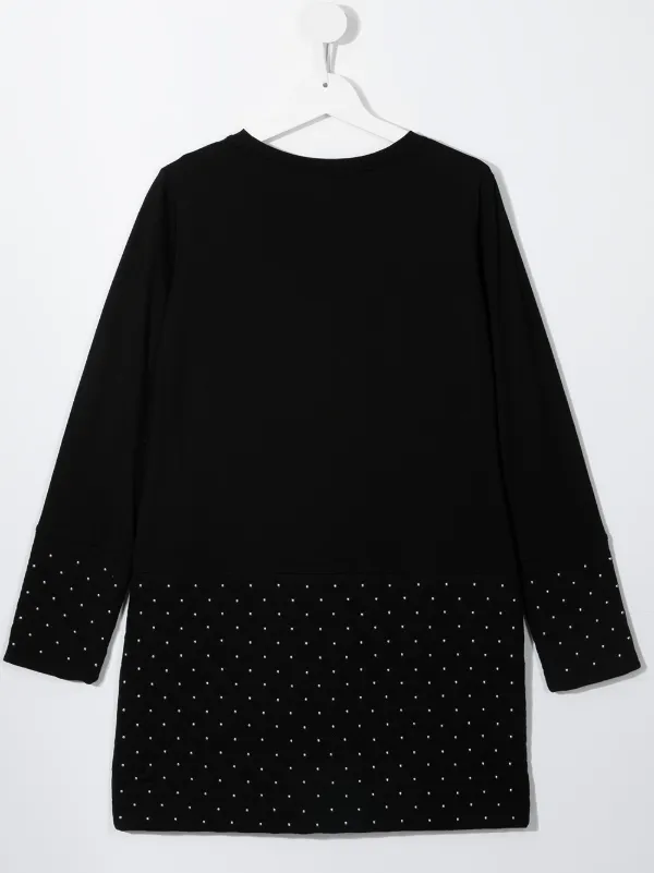 Balmain Kids TEEN Quilted T-shirt Dress 