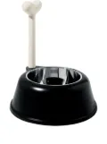 Alessi Lupita bone-detail dog bowl - Black