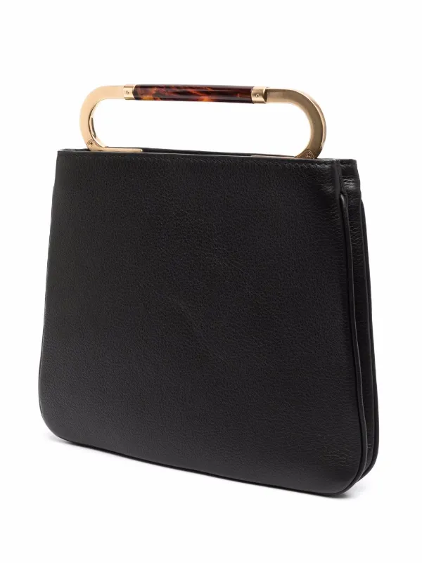 black square tote bag