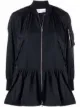 Image 1 of RED Valentino flare-hem bomber jacket