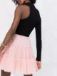 RED Valentino point d'esprit tiered skirt