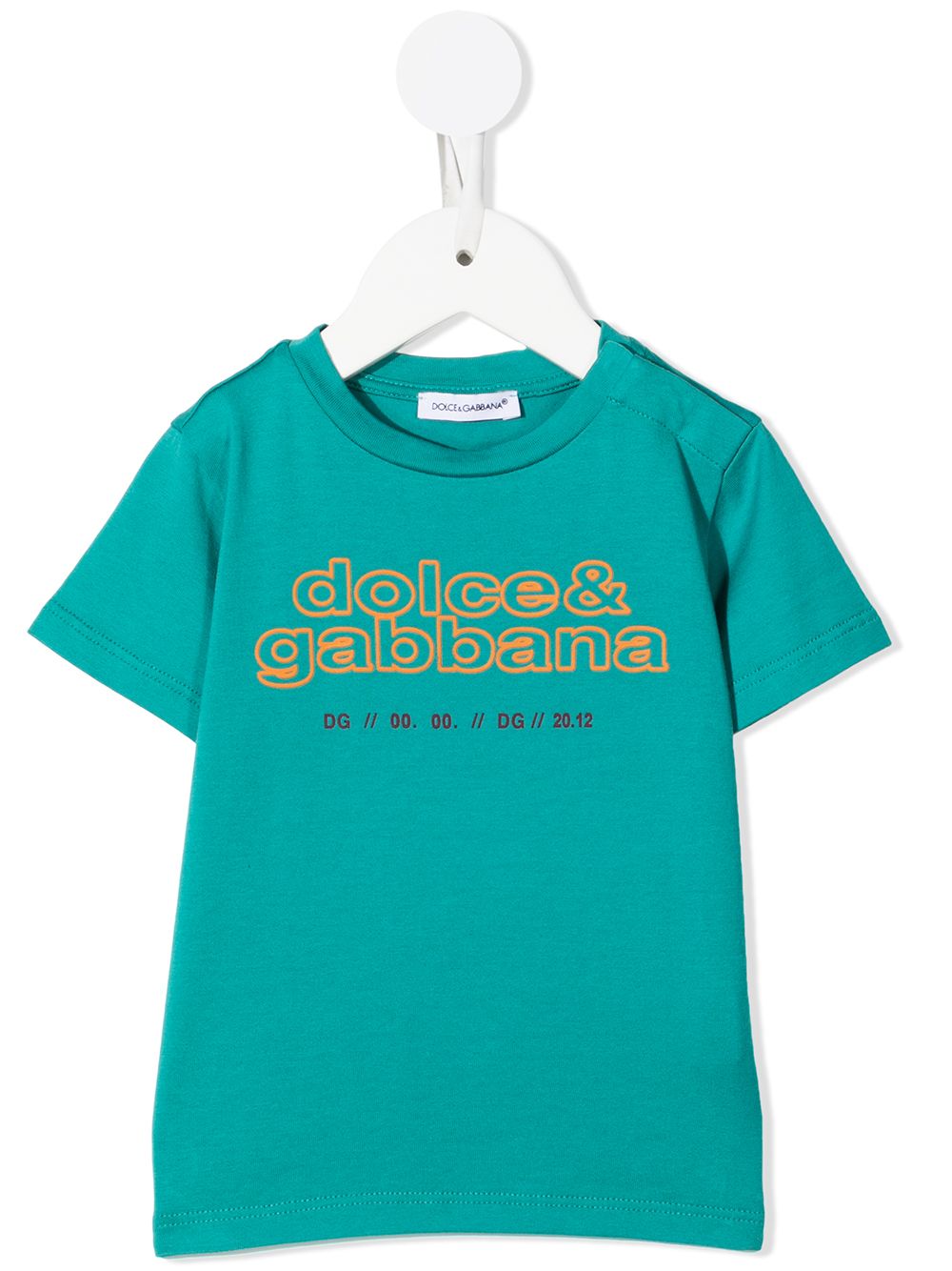 фото Dolce & gabbana kids футболка с логотипом