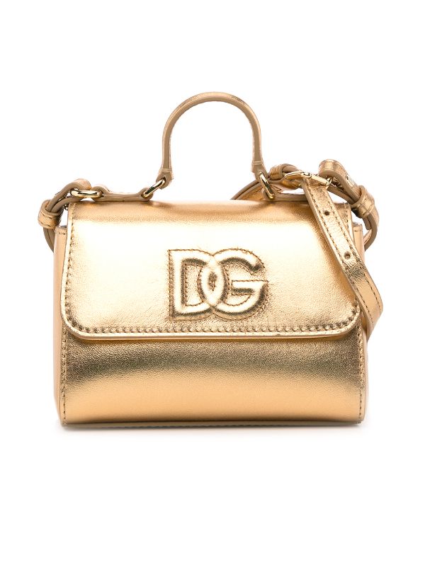 dolce and gabbana gold bag