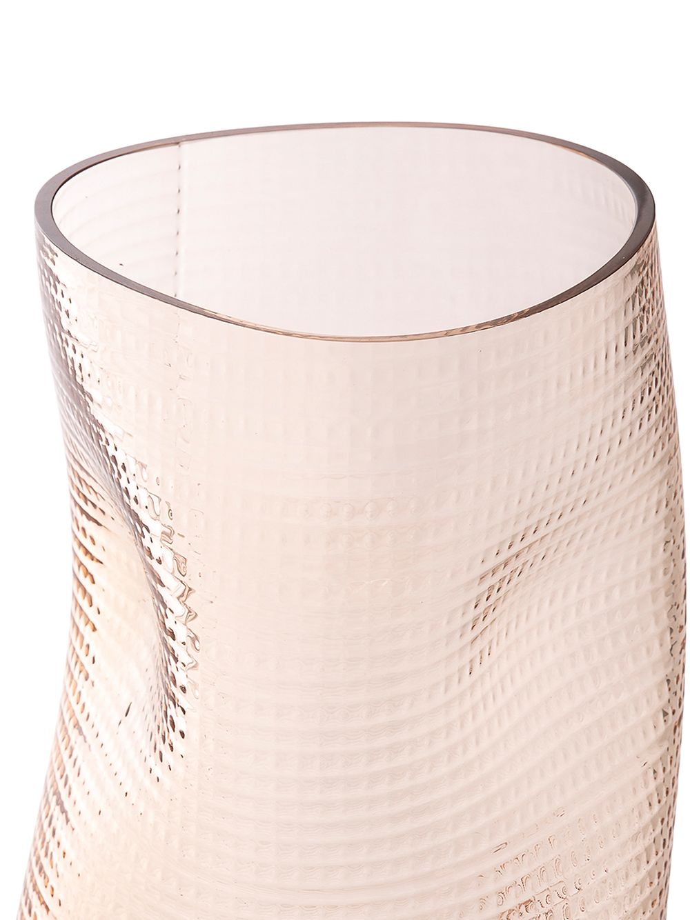 Shop Cassina Coral Abstract Textured Vase In Rosa