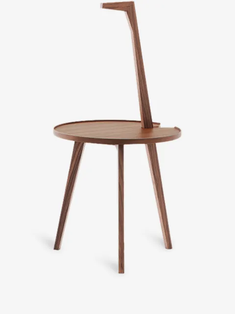 Cassina Cicognino round walnut table 