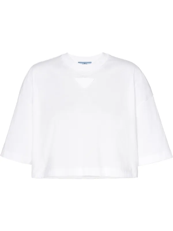 Prada logo hotsell t shirt