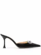 Image 1 of MACH & MACH bow-detail leather mules