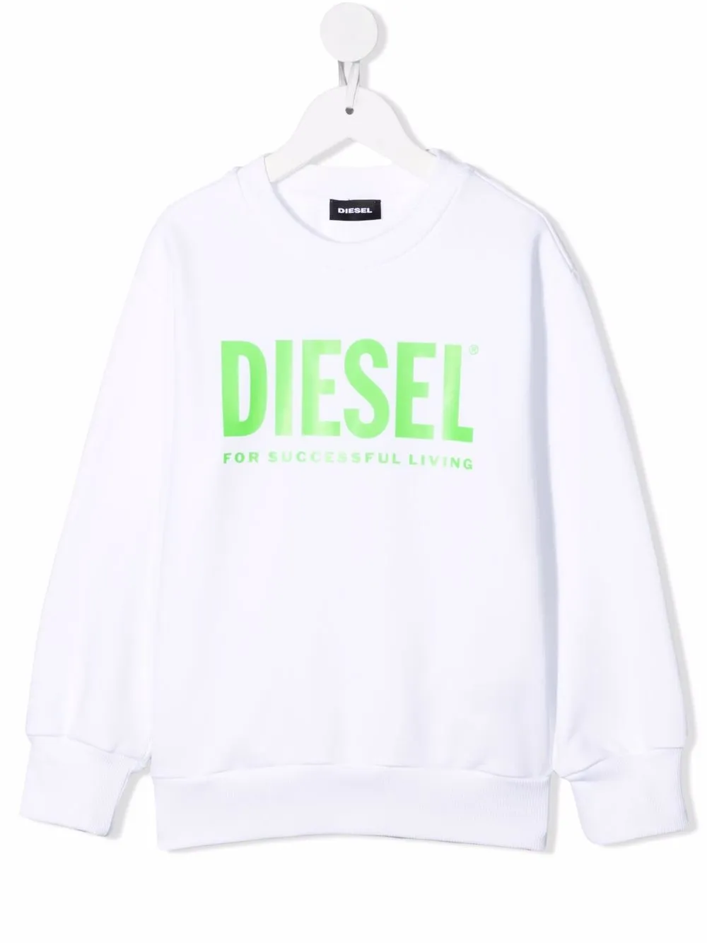 фото Diesel kids толстовка с круглым вырезом и логотипом