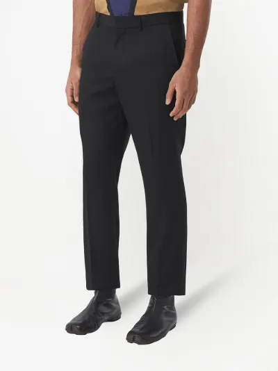 Burberry tailored wool trousers black | MODES