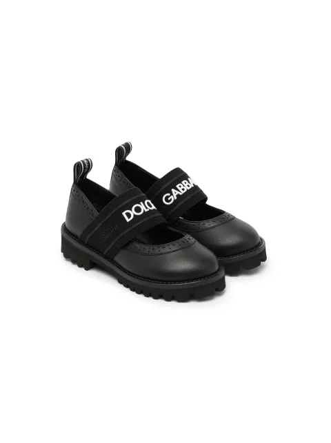 Dolce & Gabbana Kids Mary Janes mit Logo
