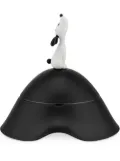 Alessi Lula lid-detail dog bowl - Black