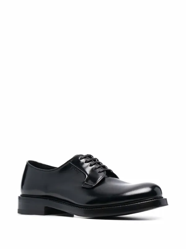 Prada Derby lace-up Shoes | Black | FARFETCH
