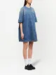 Prada logo plaque denim dress