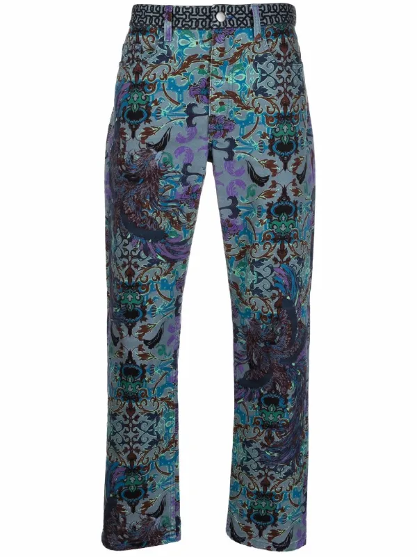 Phoenix-print straight-leg Jeans - Farfetch