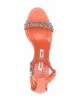 Manolo Blahnik chain-link detail leather sandals