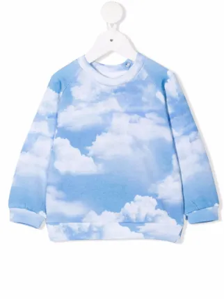 blue cloud sweatshirt