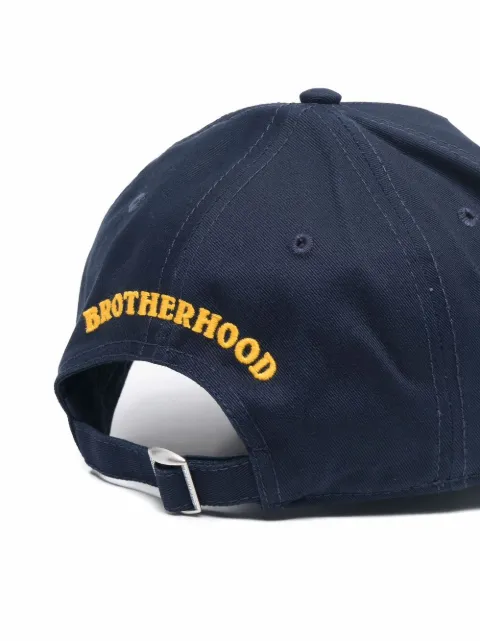 Dsquared2 embroidered distressed cap 