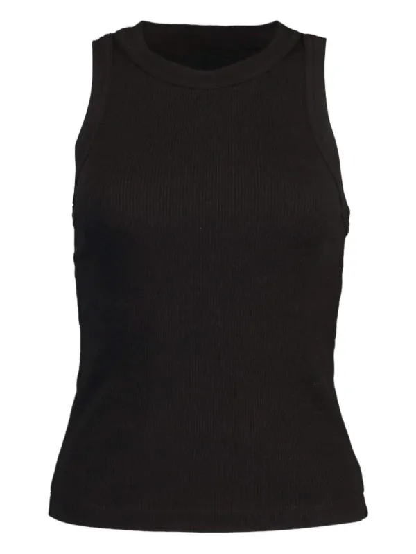 Citizens of Humanity Sleeveless Ribbed Top in Black