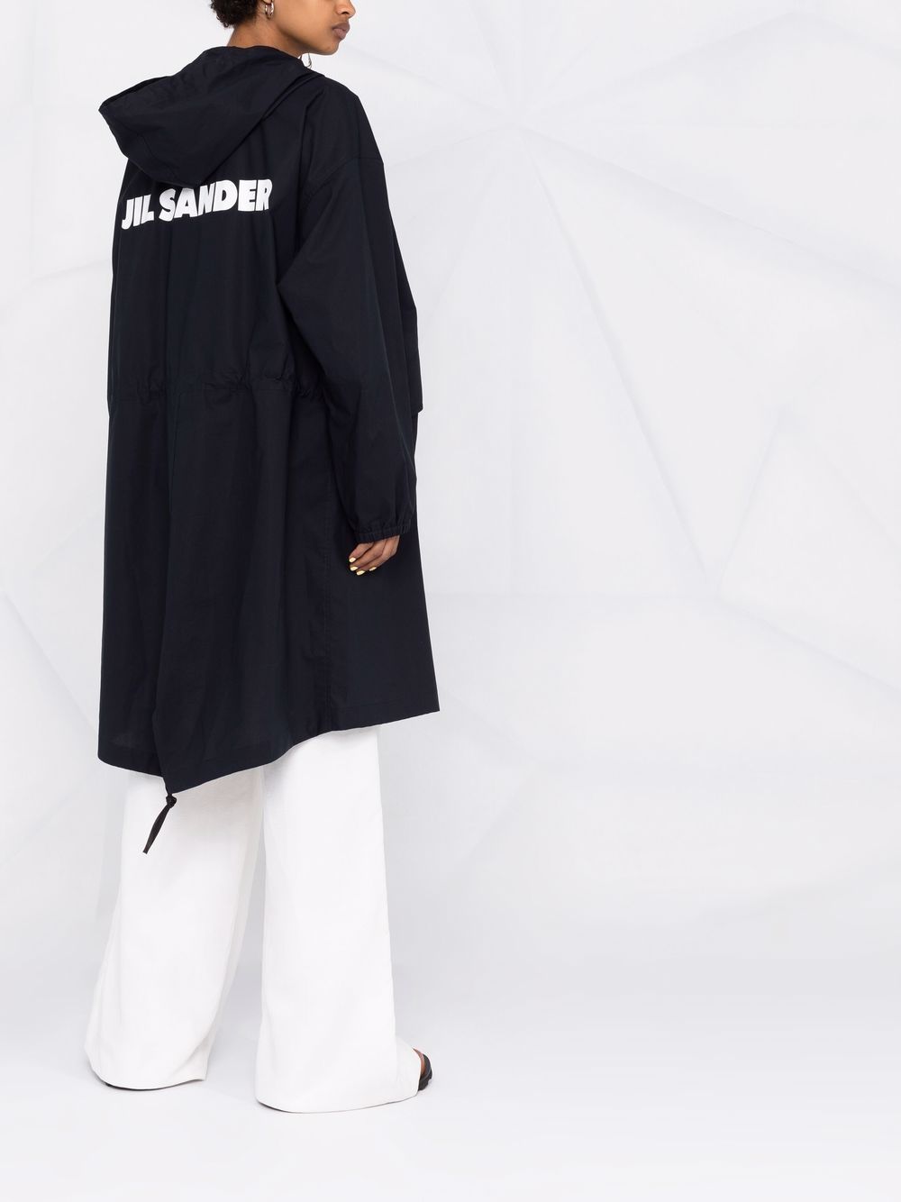 фото Jil sander плащ с капюшоном и логотипом