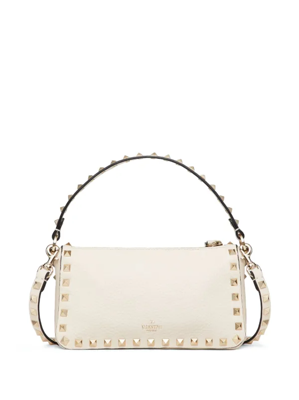 Valentino Leather Rockstud Saddle Crossbody Bag