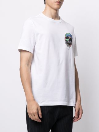 skull-print organic-cotton T-Shirt展示图