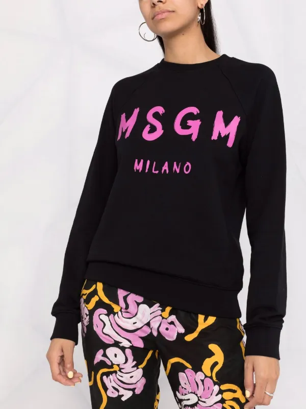 msgm logo sweatshirt