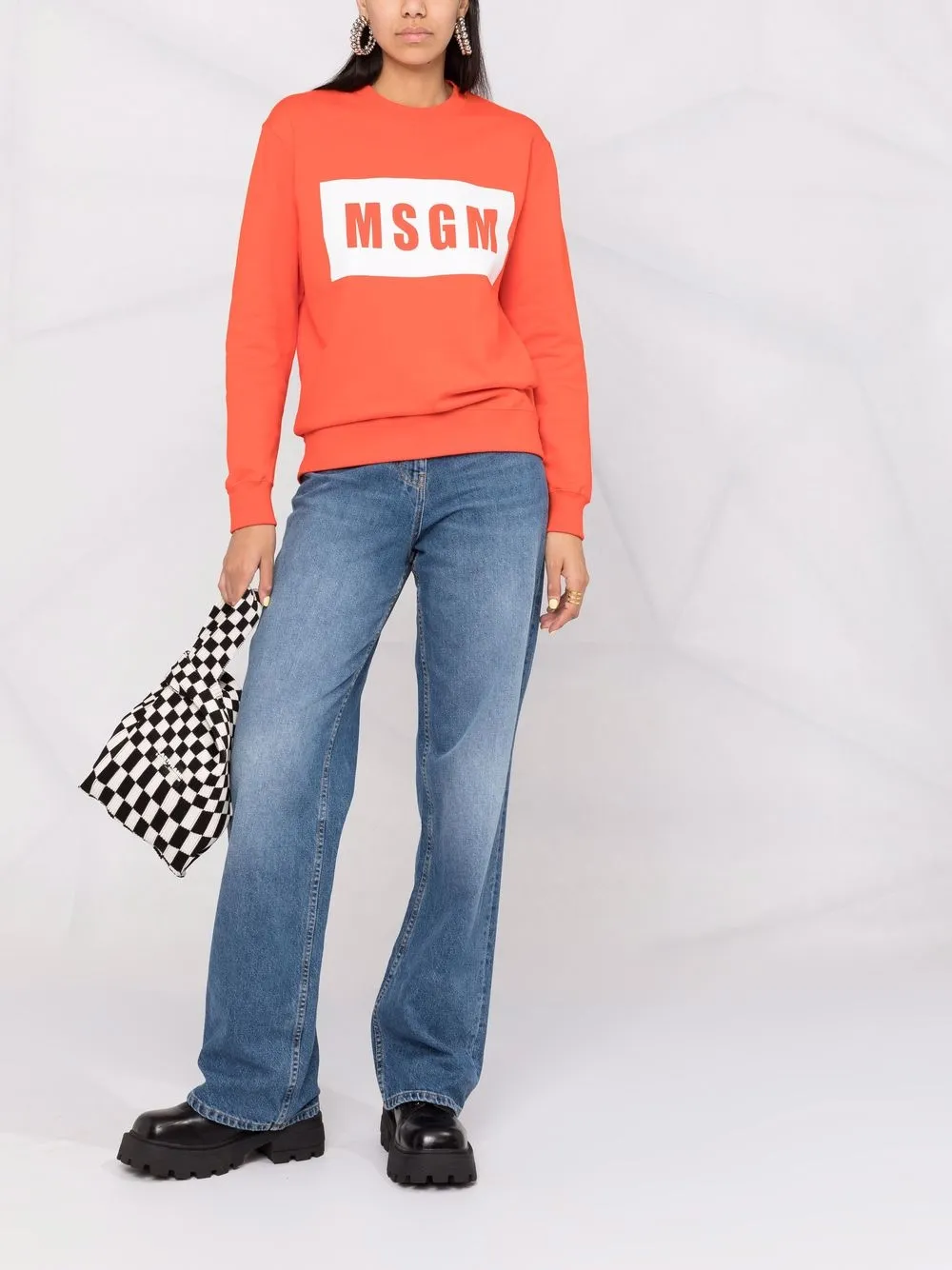 фото Msgm толстовка с логотипом