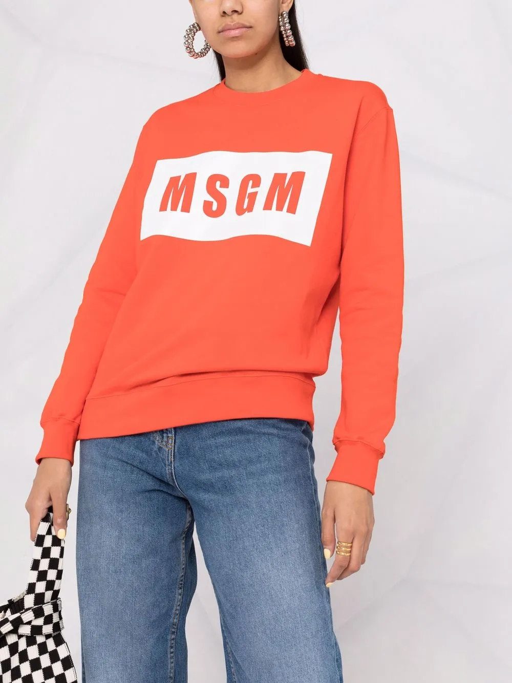 фото Msgm толстовка с логотипом