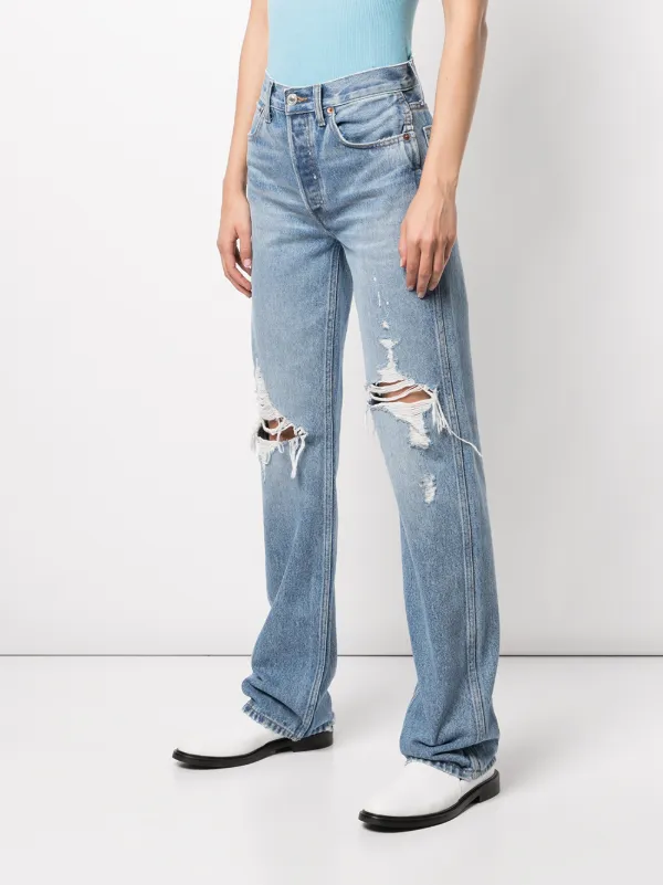 Shop RE/DONE Loose high-waisted jeans 