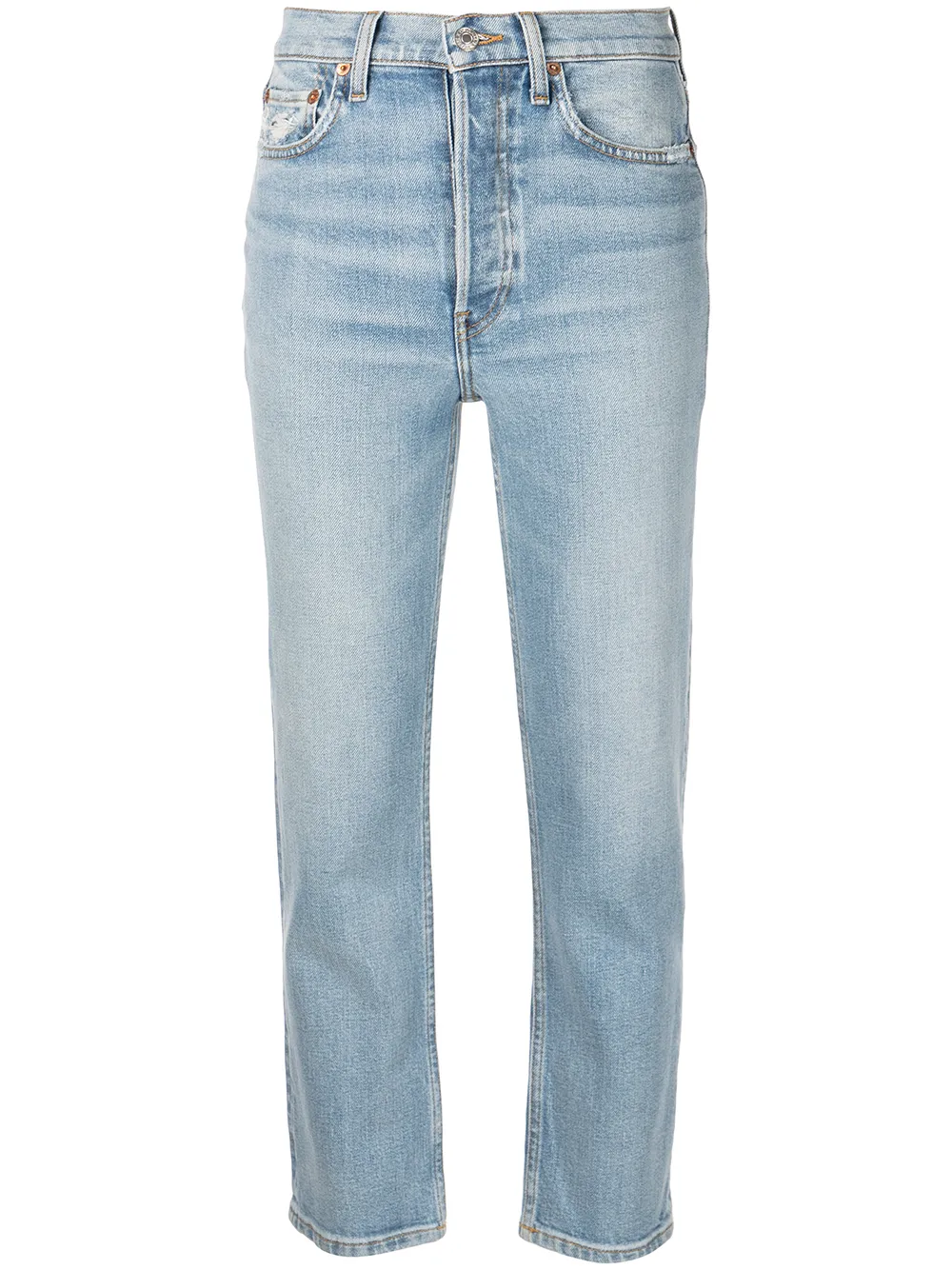 

RE/DONE jeans capri Comfort Stretch - Azul