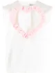 Image 1 of Ashley Williams Love Me cut-out heart top