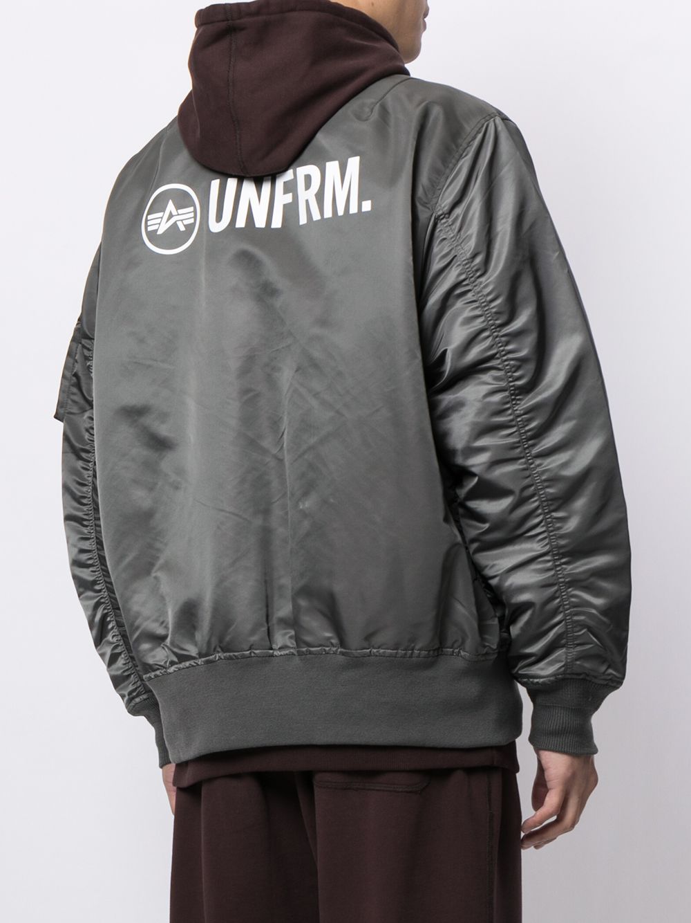 фото Alpha industries logo-patch bomber jacket