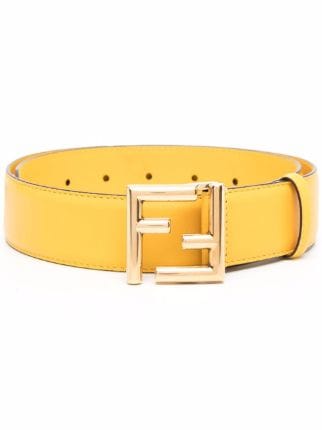 fendi yellow belt