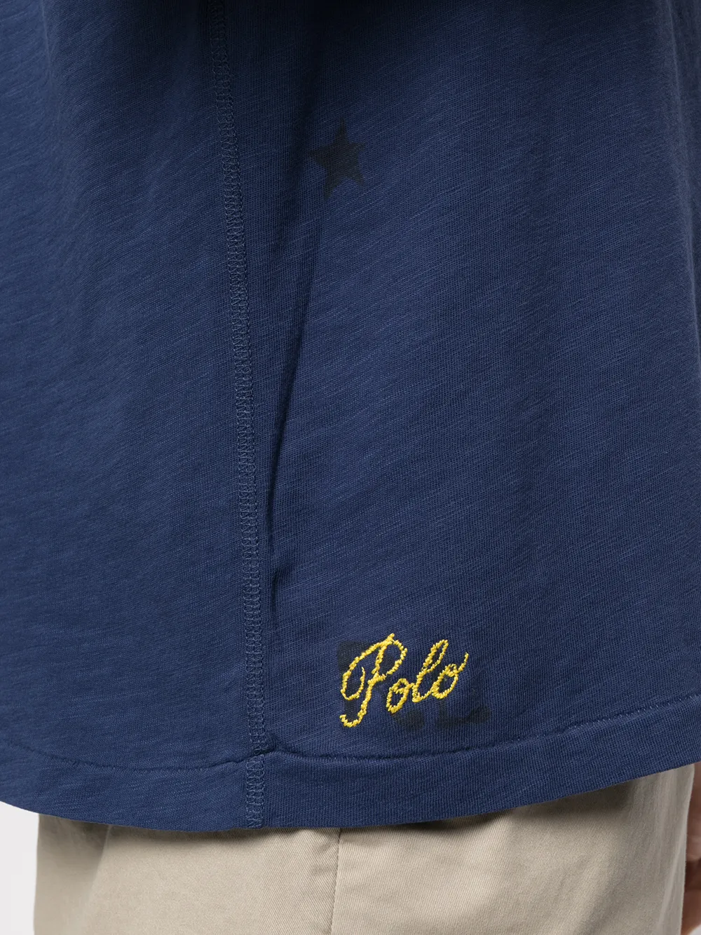 фото Polo ralph lauren футболка с карманом и принтом