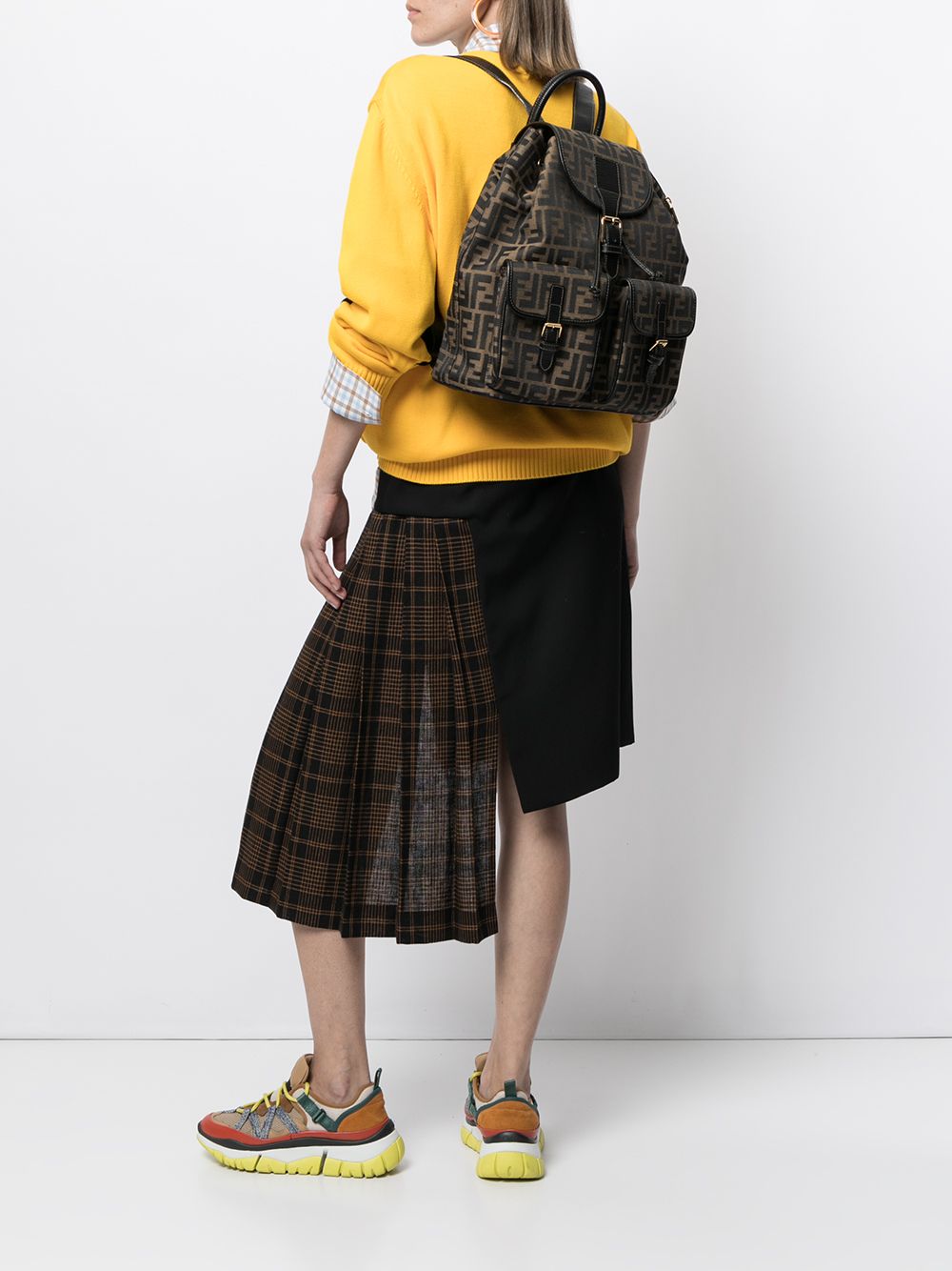 фото Fendi pre-owned рюкзак с узором zucca