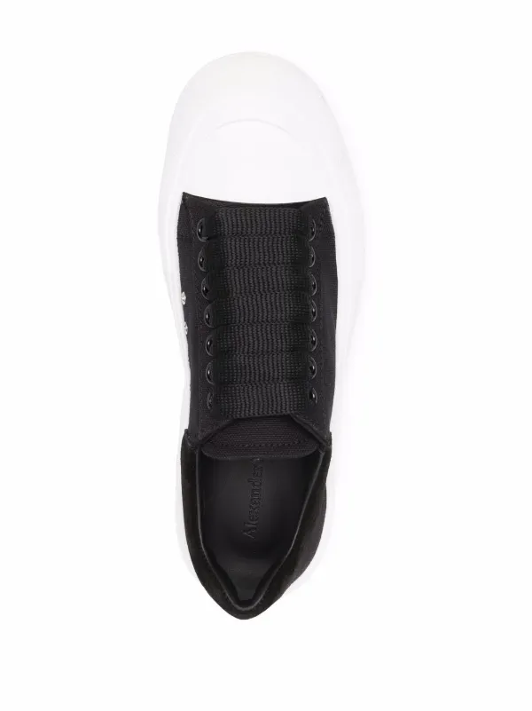Basket en Cuir à Semelle Oversize Alexander McQueen - Dream Wear